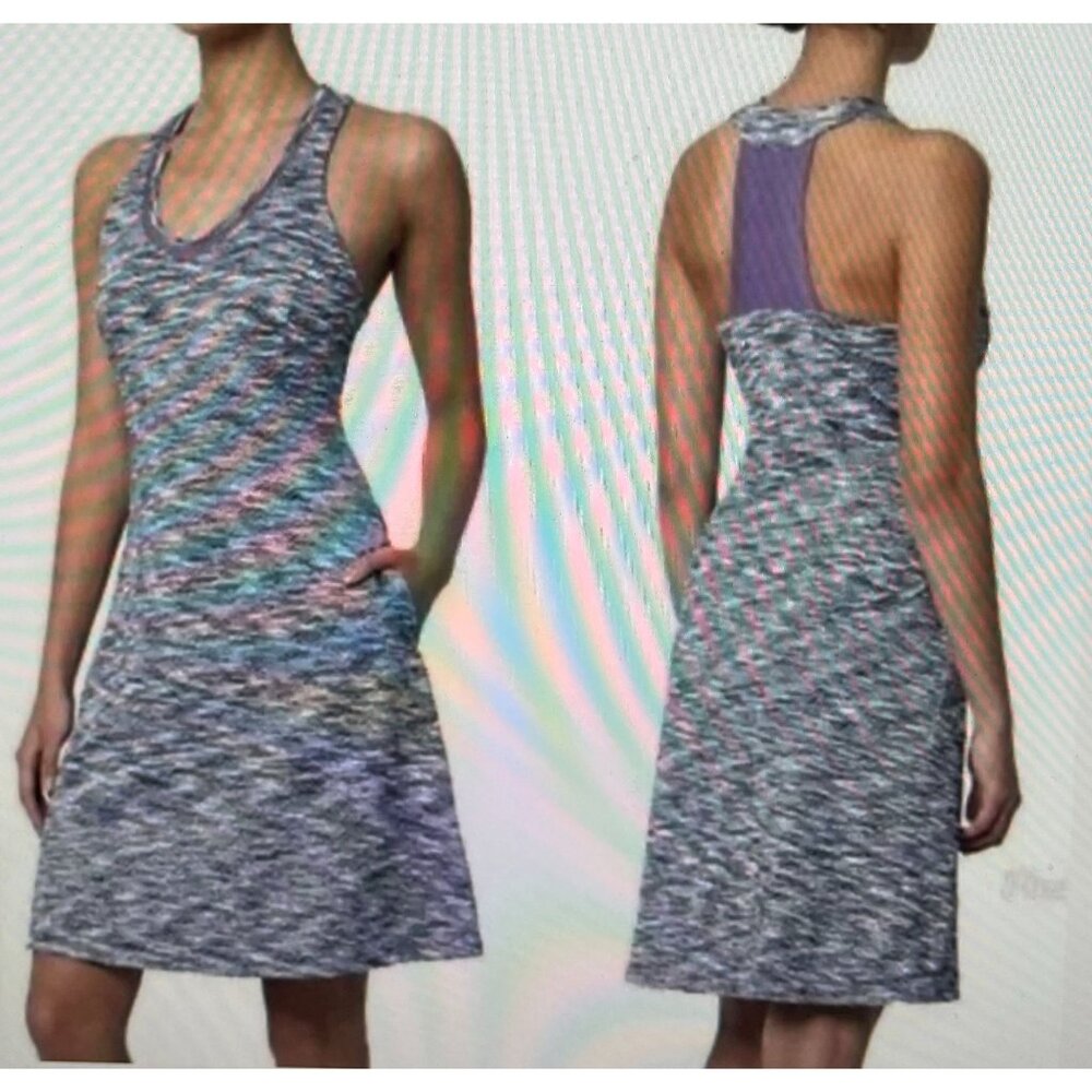 MPG Womens Racerback Tank Dress With Pockets M